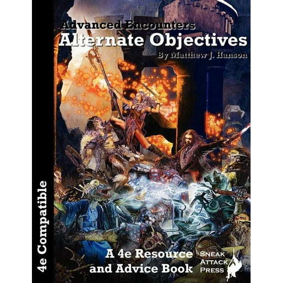 Advanced Encounters: Alternate Objectives (D&D 4e) (Paperback)