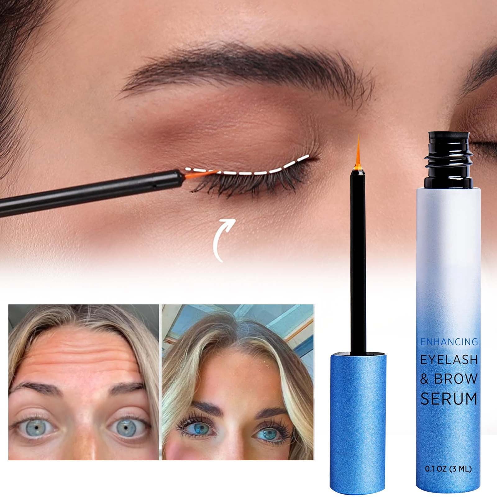 Advanced Eyelash Serum for Thicker By TerezHonor, Longer Eyelashes and Eyebrows Grow Luscious