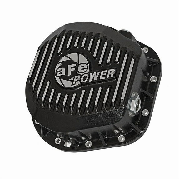 Pro Series Differential Cover Black w/ Machined Fins