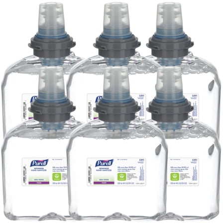 Advanced Foam Hand Sanitizer Refill - USDA Certified Biobased Refill Hand Sanitizer Foaming Green Certified Trusted & Used by Hospitals | 1200 mL Refill, 40.5 Fl OZ Per Pack, Pack of 6