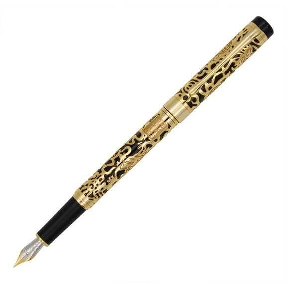 Advanced Fountain Pen Jinhao 5000 Dragon Year Golden with Black