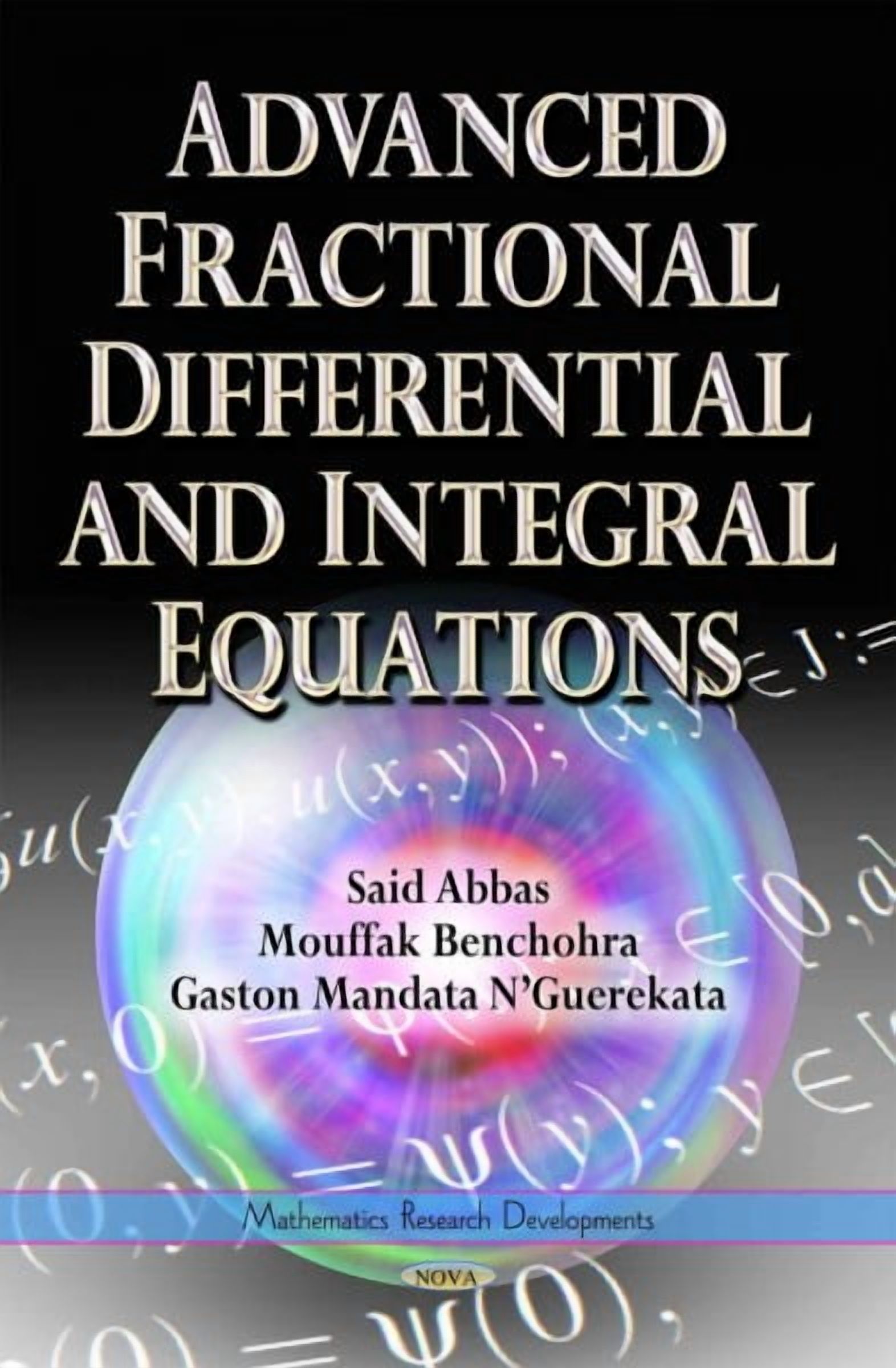 Advanced Fractional Differential and Integral Equations - Walmart.com