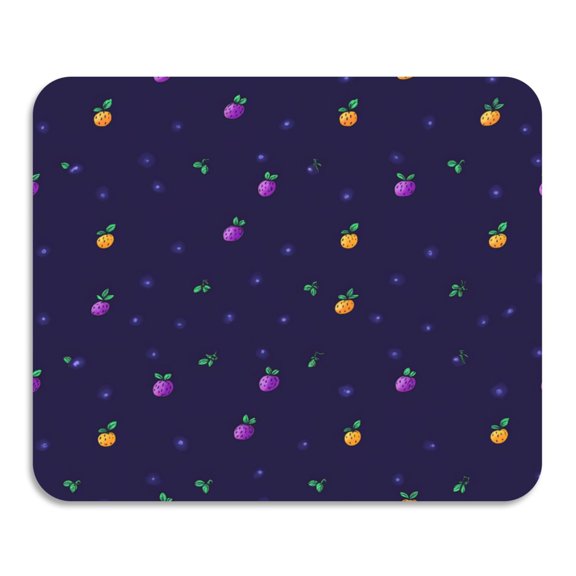 Advanced Fruit Pattern Diatomaceous Earth Water Absorbent Mat, Anti-Slip Rubber Backing, 15.7" x 11.8"