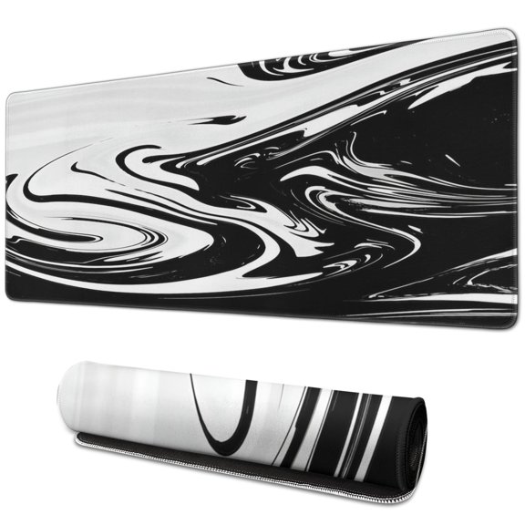 Advanced Gaming Performance: Large 31.5 x 11.8 Mouse Pad for Desk, Extended with Non-Slip Rubber Base Desk Mat for Home Office.