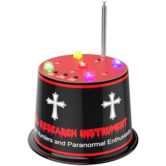 Advanced Ghost Hunting EMF Detector  Enhanced Magnetic Field Amplifier, 1C ATDD Temperature Tracking, Auto Calibration, 5-Level Sensitivity, 9V Battery Included$$Electrical