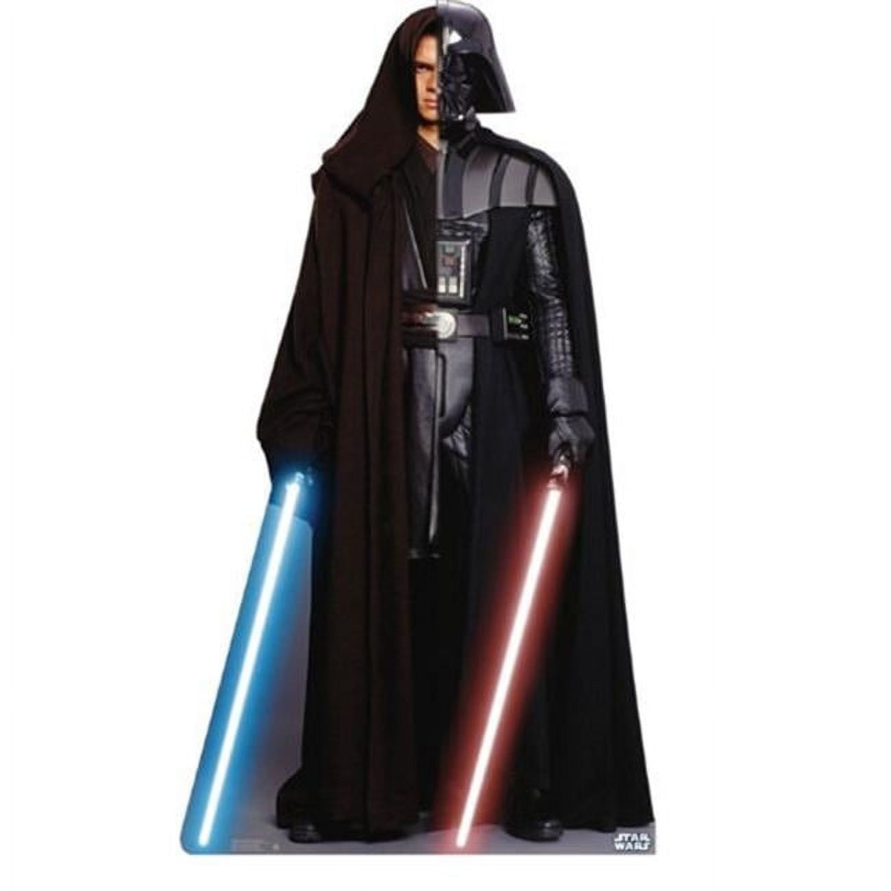 76'' Black and Gray Cardboard Standup of Anakin Skywalker/Darth Vader