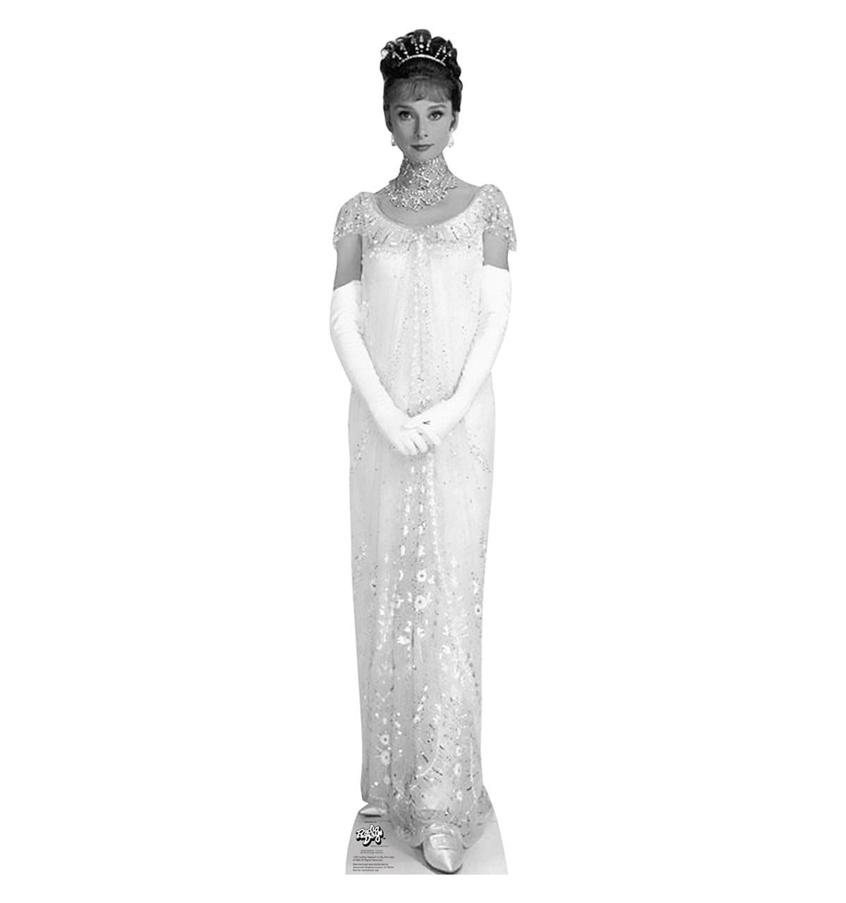 Elegant White My Fair Lady Cardboard Cutout Standee
