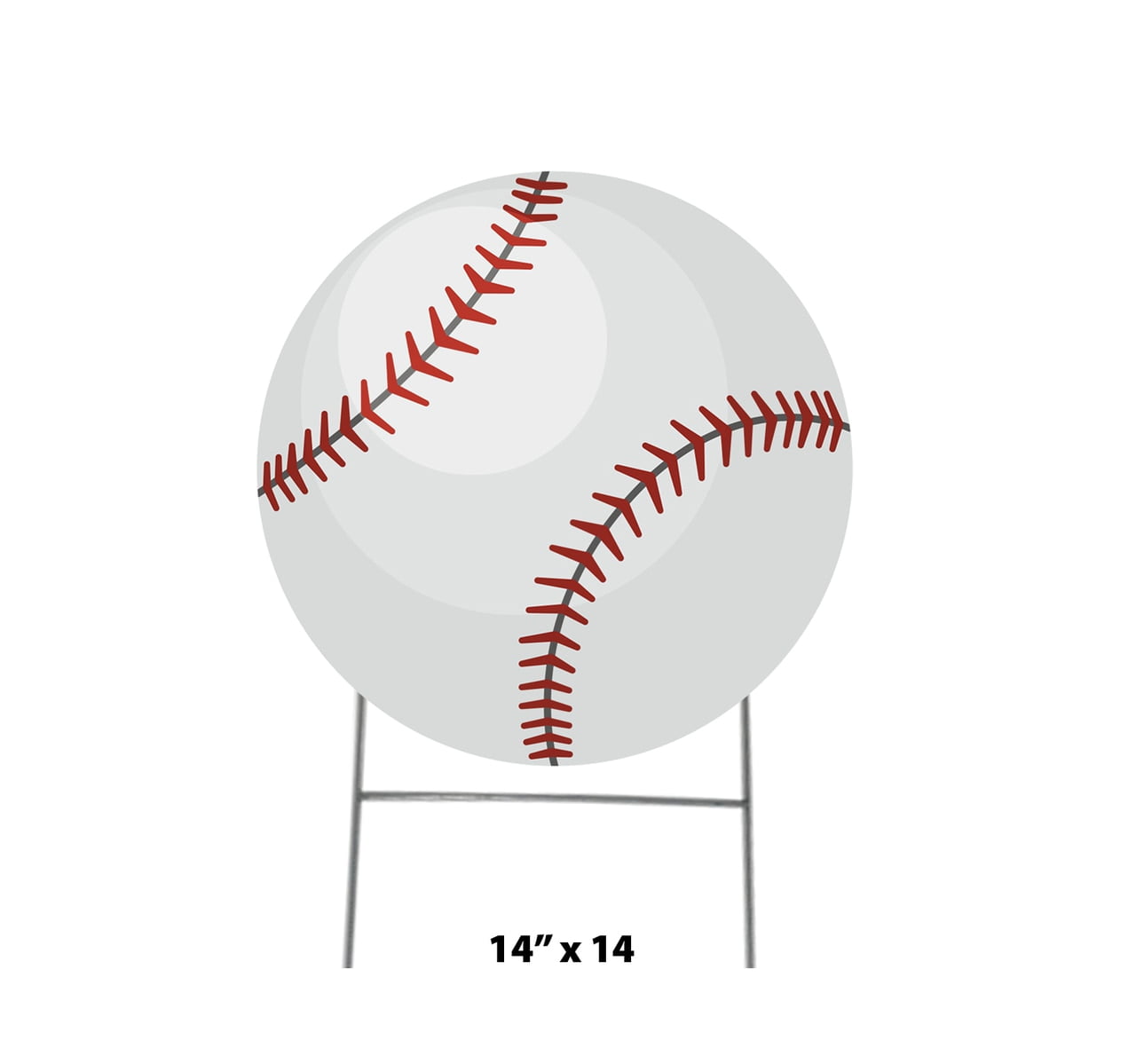 Softball Yard Sign Icon