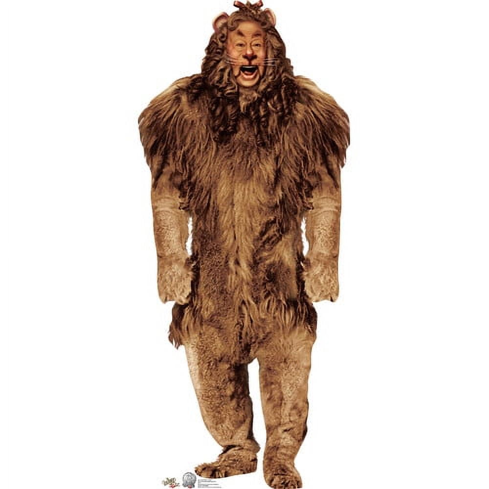 Life-size Brown Cowardly Lion Cardboard Standup