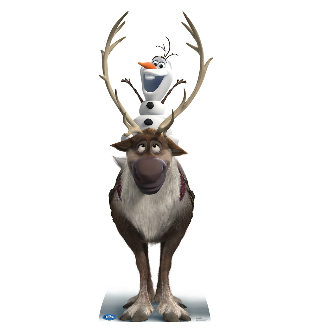 Disney Frozen Sven and Olaf Life-Size Cardboard Cutout