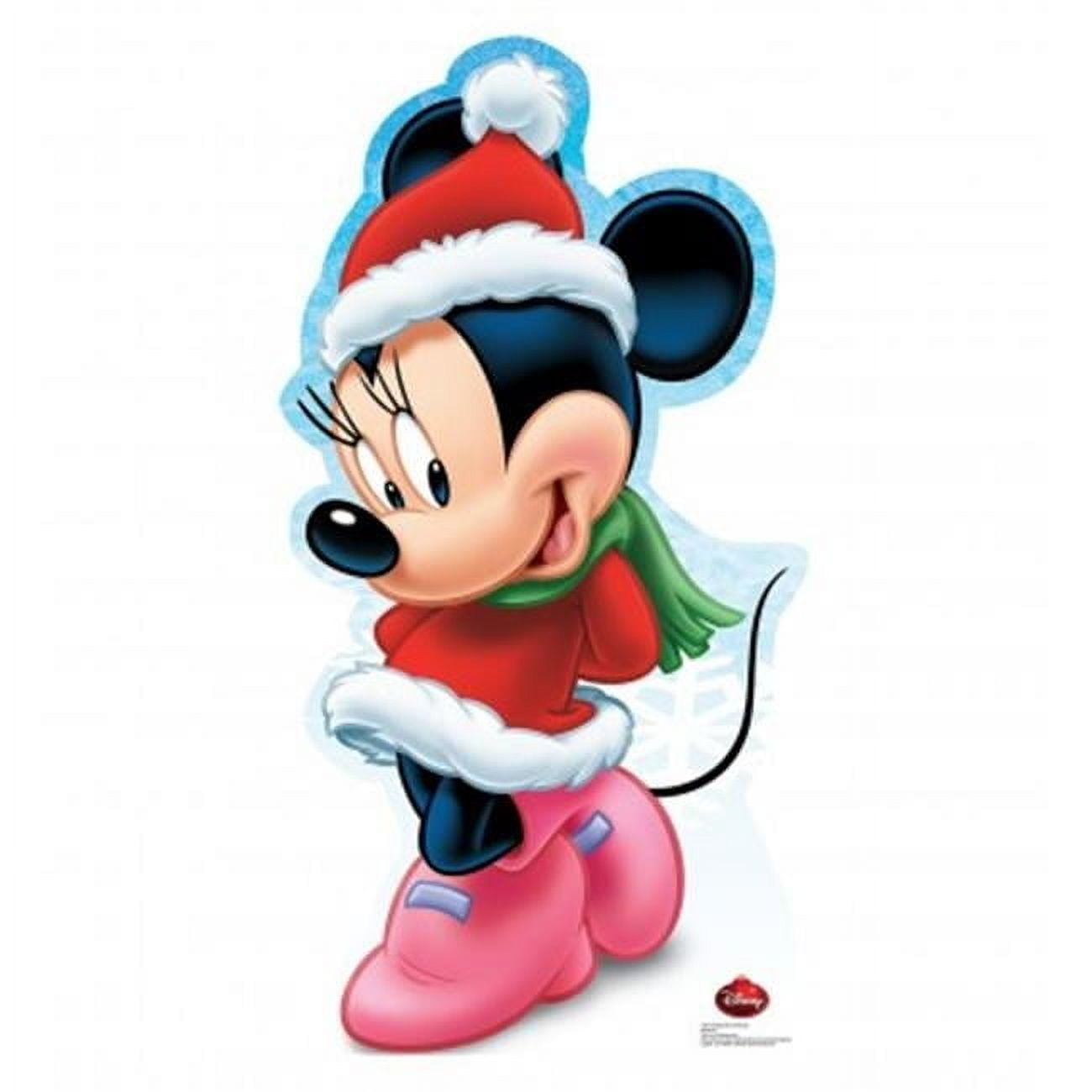 Holiday Minnie Mouse Life-Size Cardboard Standup