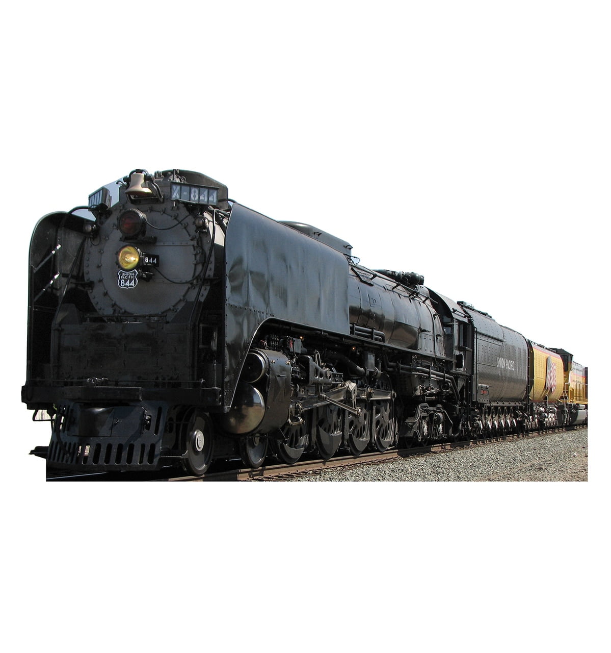 80'' x 44'' Black Union Pacific Train Cardboard Standup