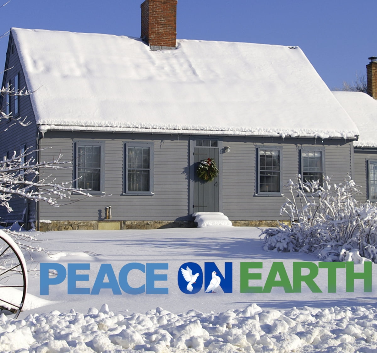Peace On Earth Yard Sign Set