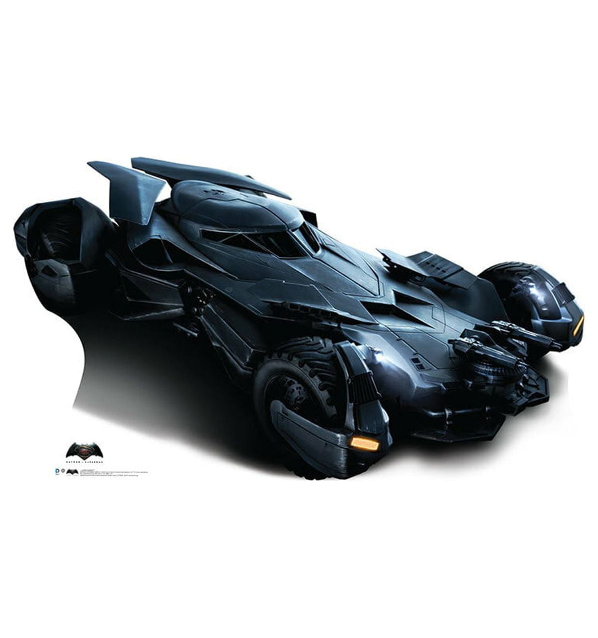 Batman V Superman Black Cardboard Batmobile Standup