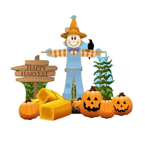 Scarecrow Theme_OutdoorDecor avg 36" x 28"