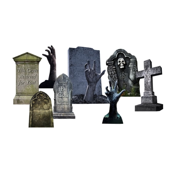 Advanced Graphics 2640 33 x 27 in. Tombstone Hands Set Outdoor Decor