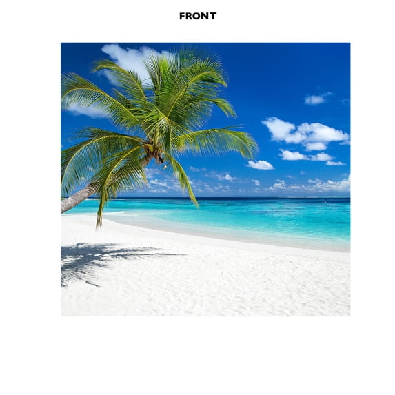 Advanced Graphics 2685 84 x 88 in. Tropical Beach Backdrop Wall Decal