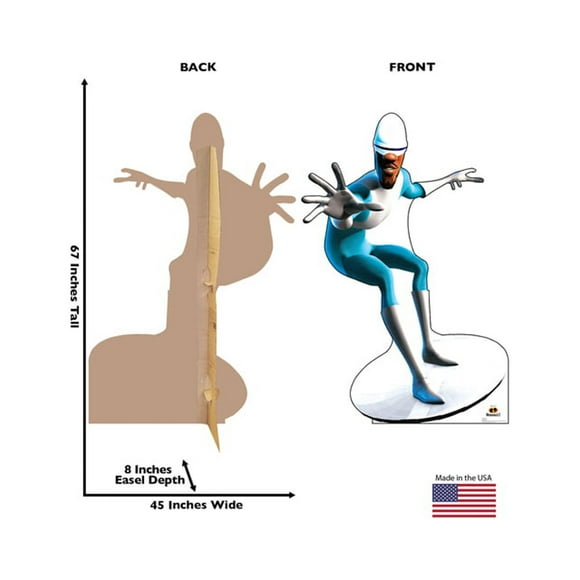 Advanced Graphics 2706 Frozone Cardboard Cutout - Disneys Incredibles 2