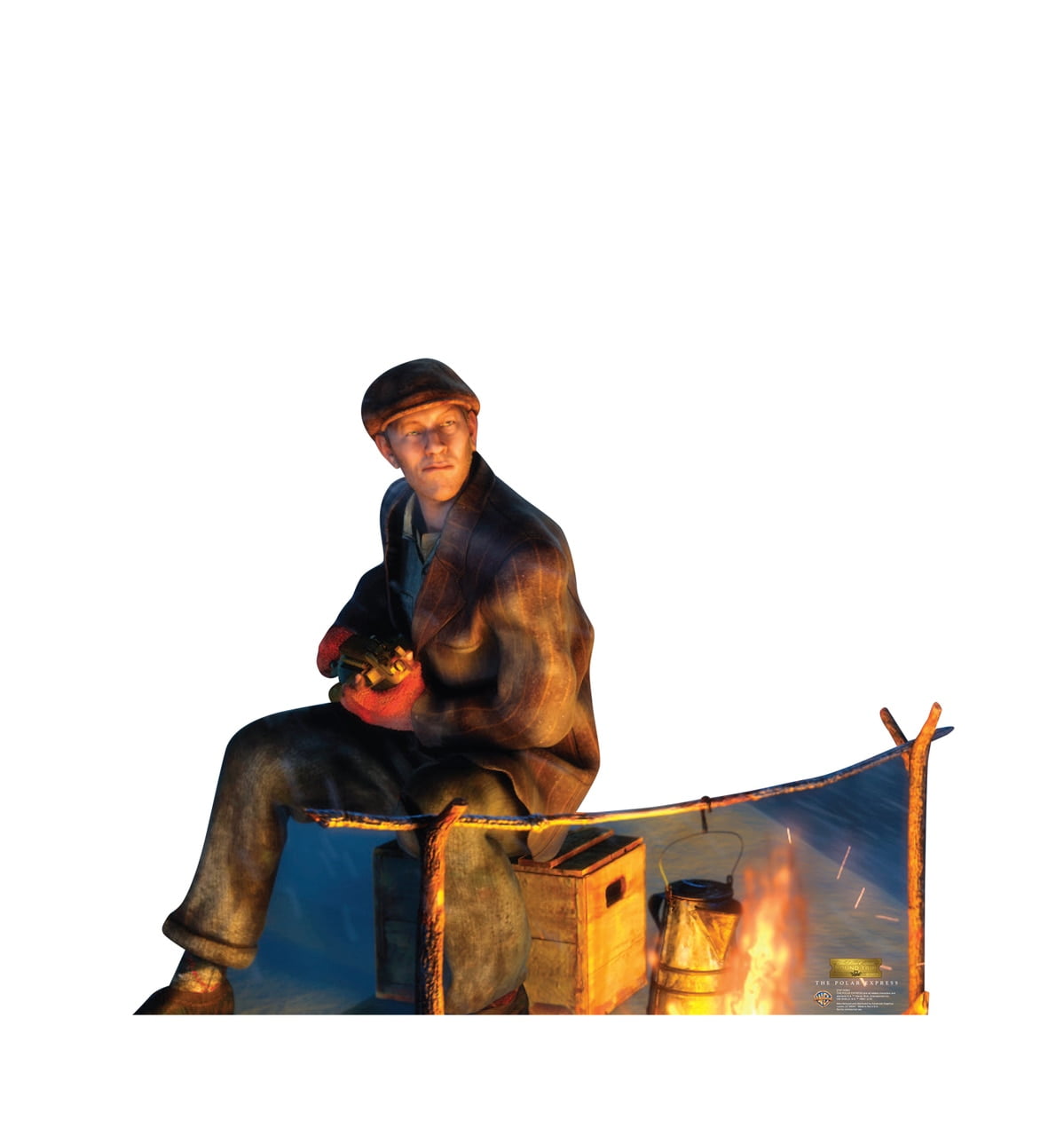 45'' Hobo Life Size Cardboard Cutout Standup