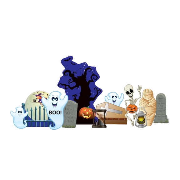 Halloween Graveyard_OutdoorDecor avg 30" x 32"
