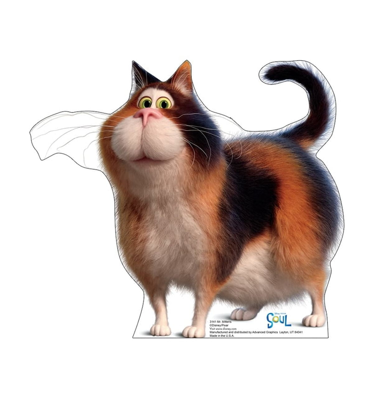 Mr. Mittens Disney Soul Cardboard Cutout 14 x 15 Inches