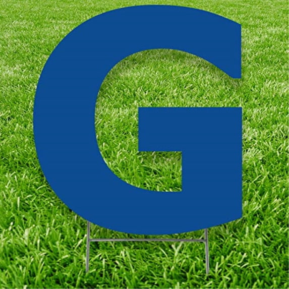 Blue Letter G 20 inches tall