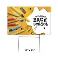 thumbnail image 1 of Welcome Back to School Yard Sign, 1 of 3