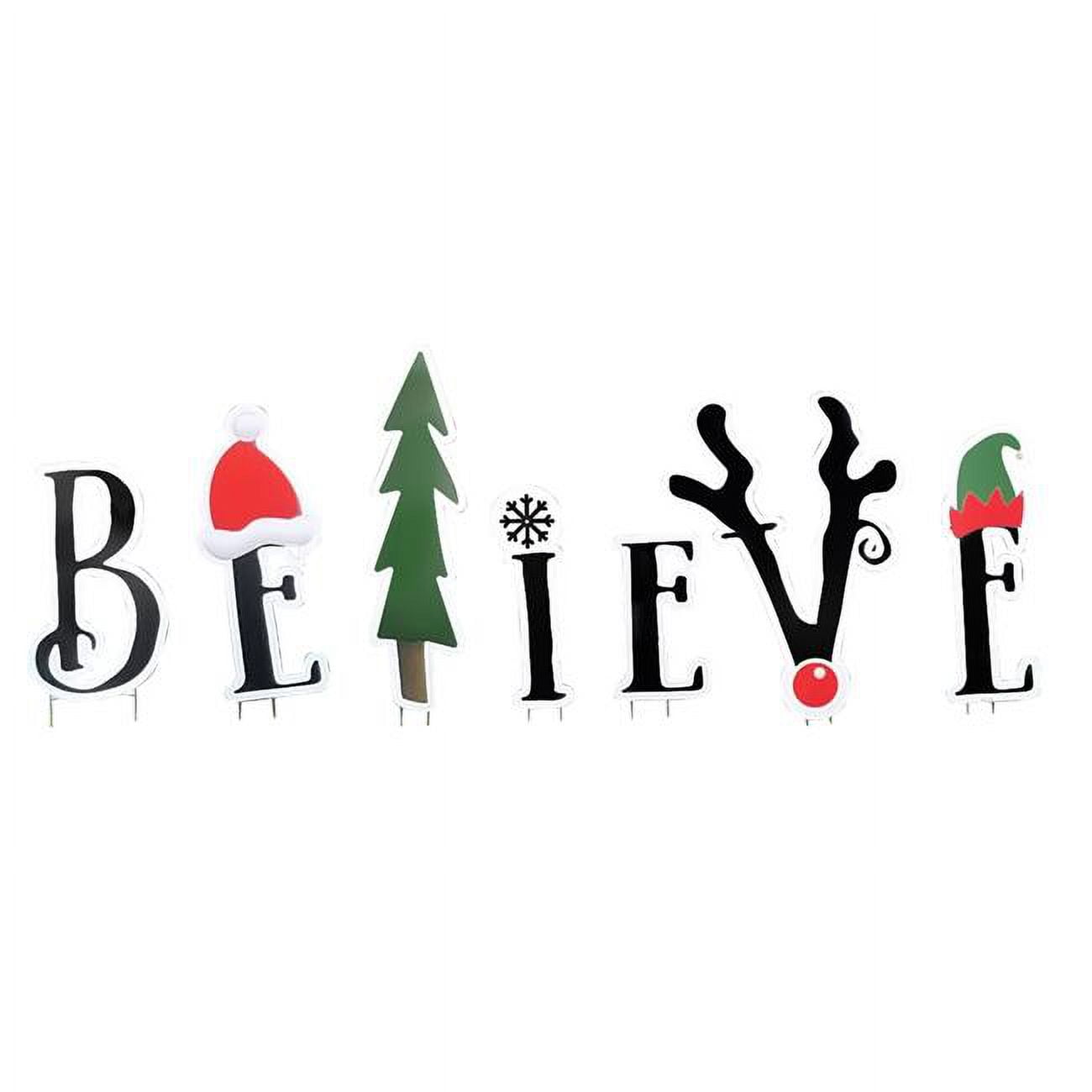 Advanced Graphics  35 x 16 in. Believe Outdoor Yard Signs