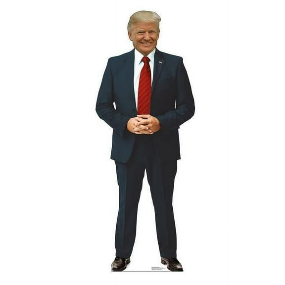 Advanced Graphics 3525 74 x 28 in. Life-Size Outdoor Coroplast Cutout of President Donald Trump