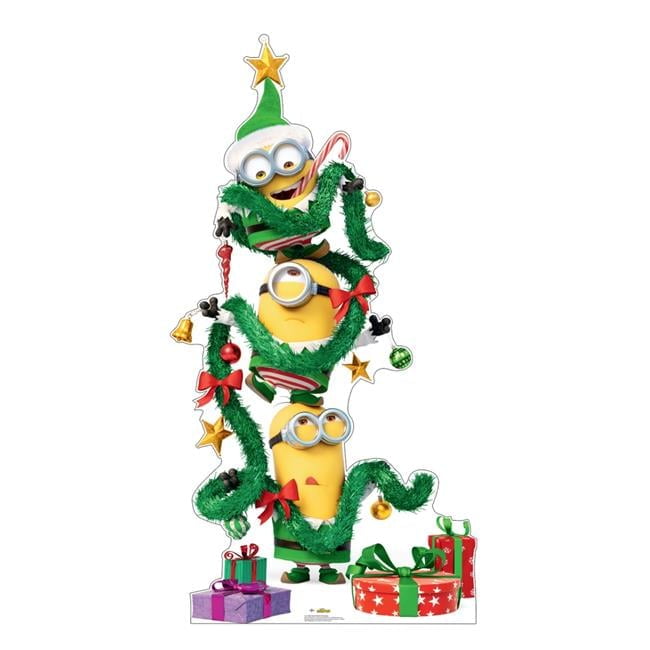 75'' Christmas Minions Lifesize Cardboard Standee