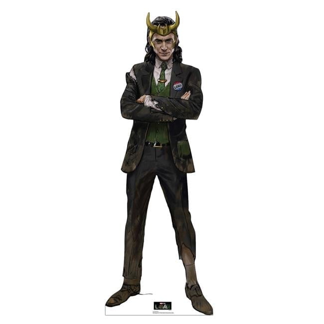Life-Size Loki Horns Cardboard Cutout Standee