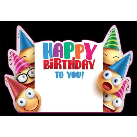 Advanced Graphics 3763 15 x 22 in. Personalized Emoji Yard Sign