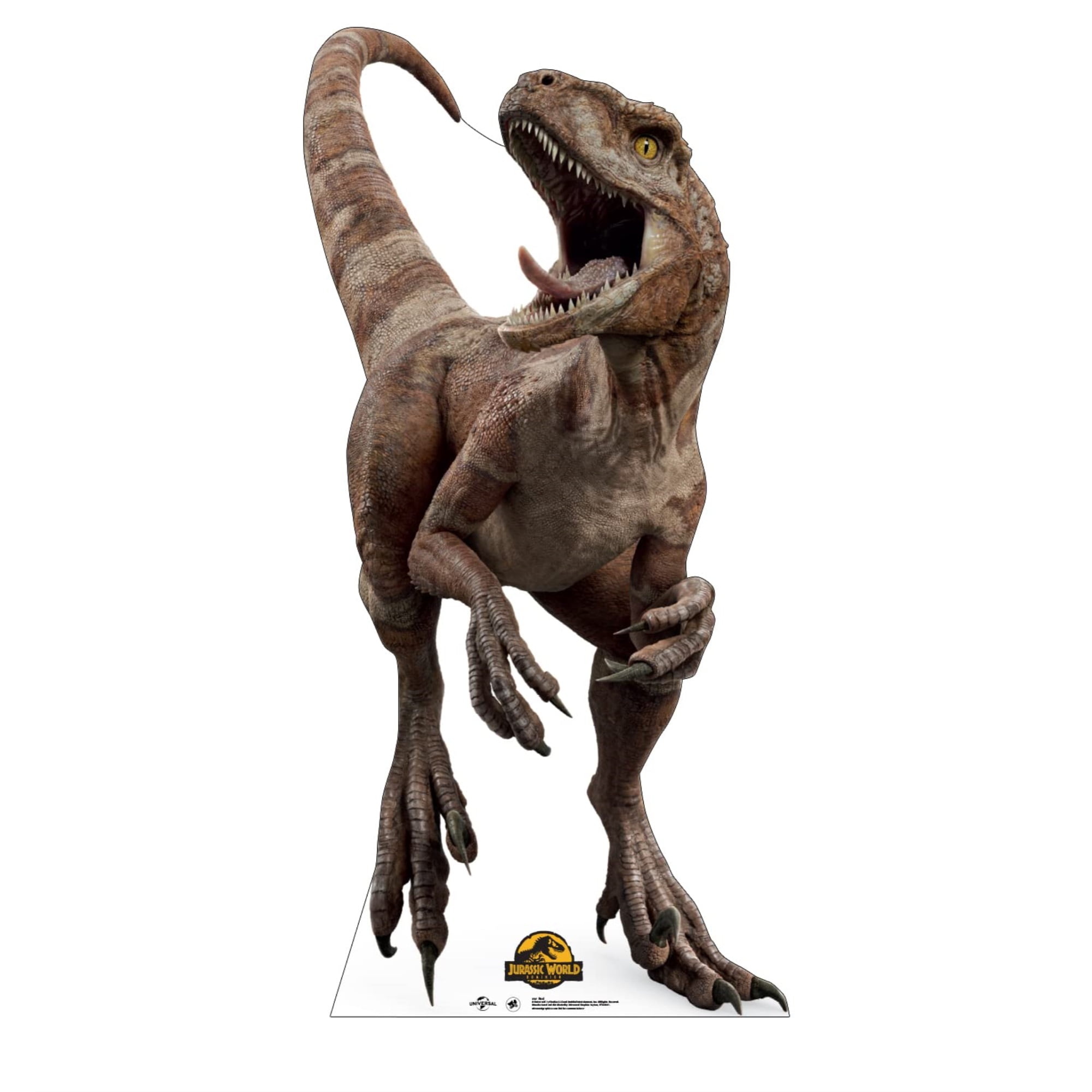 Jurassic World Dominion Red Dinosaur Life-Size Cardboard Cutout