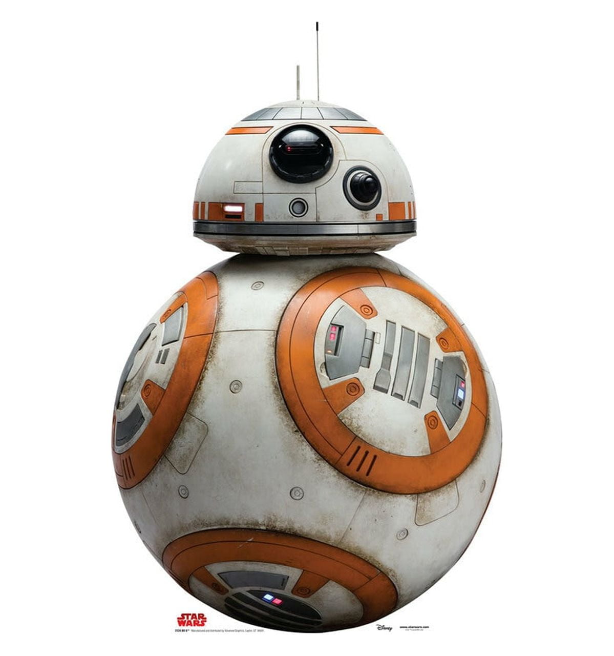 38'' BB-8 Star Wars Cardboard Standup Cutout