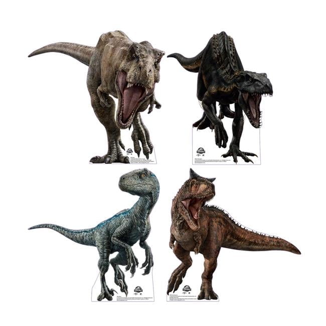 18'' Jurassic World Dinosaur Cardboard Standup Set