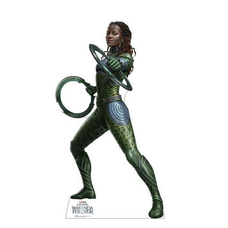 Advanced Graphics 3938 65 x 36 in. Nakia Cardboard Cutout - Black Panther Wakanda Forever