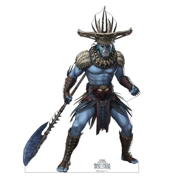 Advanced Graphics 3941 71 x 50 in. Attuma Cardboard Cutout - Black Panther Wakanda Forever