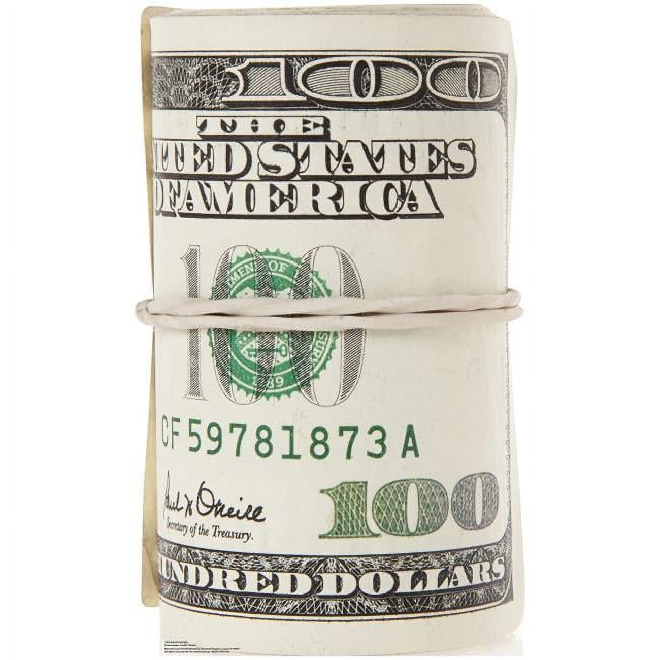 45'' Life-Size Roll of $100 Bills Cardboard Standup