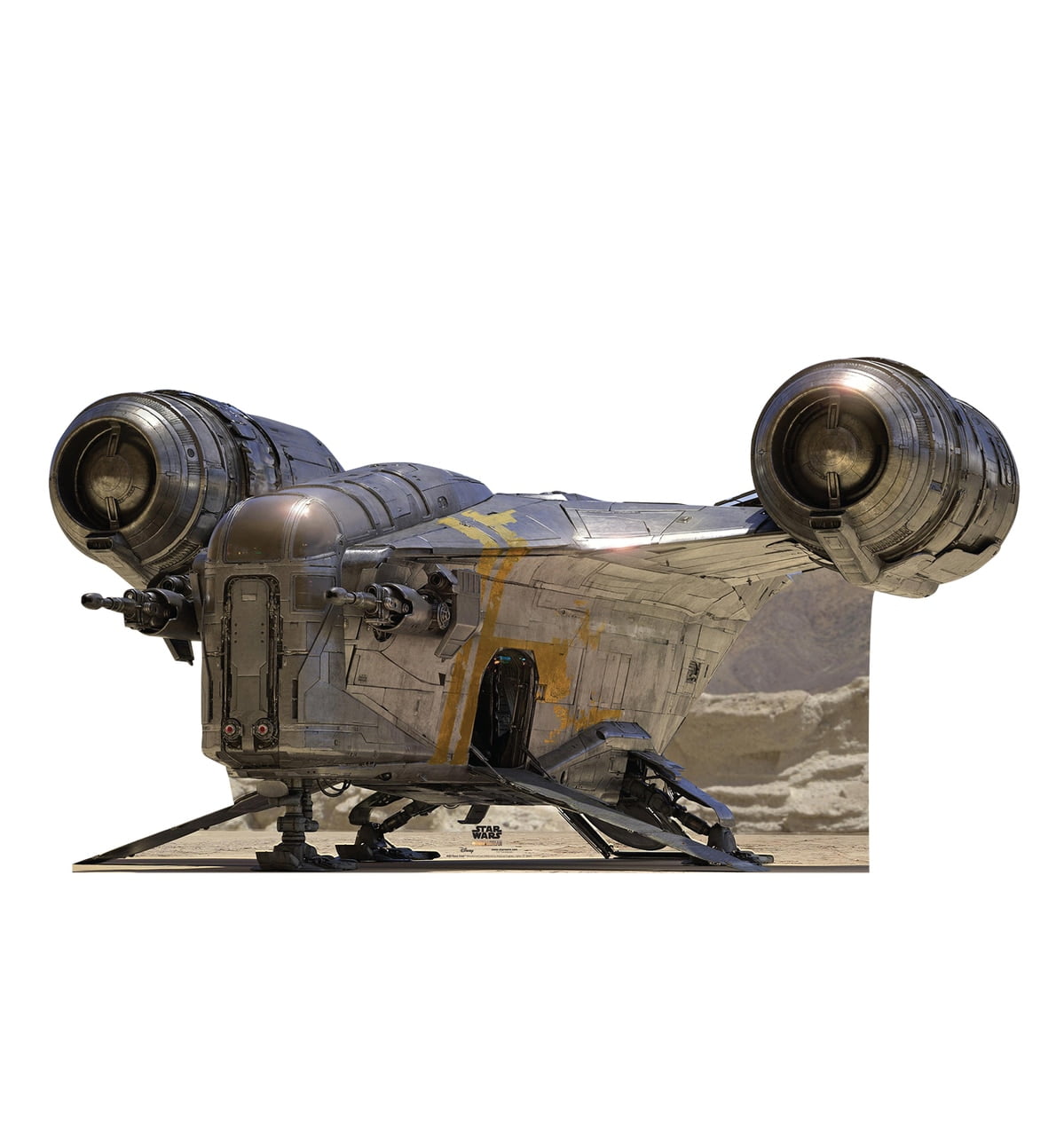 Razor Crest Lifesize Cardboard Standup, 84" x 45", Star Wars