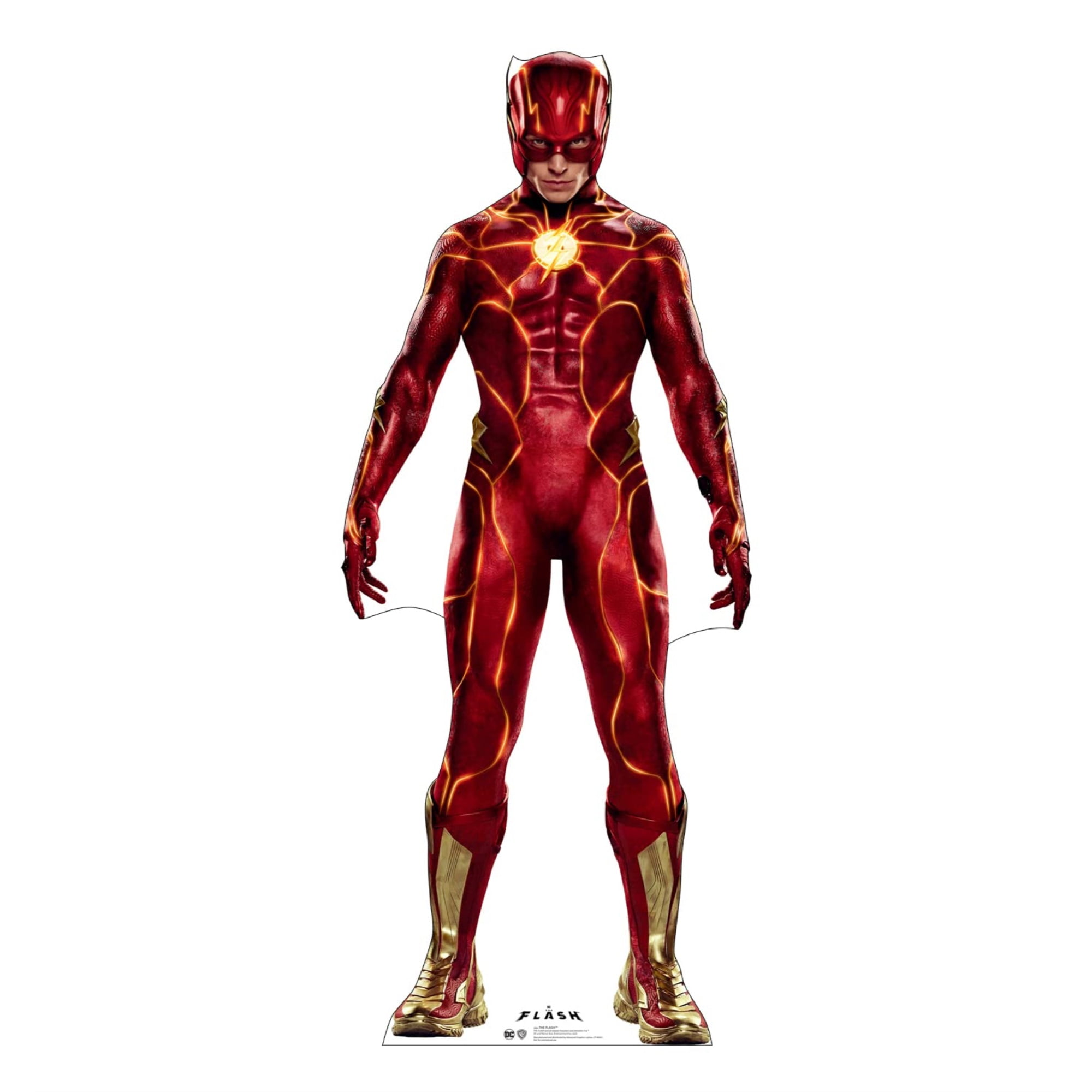 71'' Red and Gold The Flash Cardboard Standup