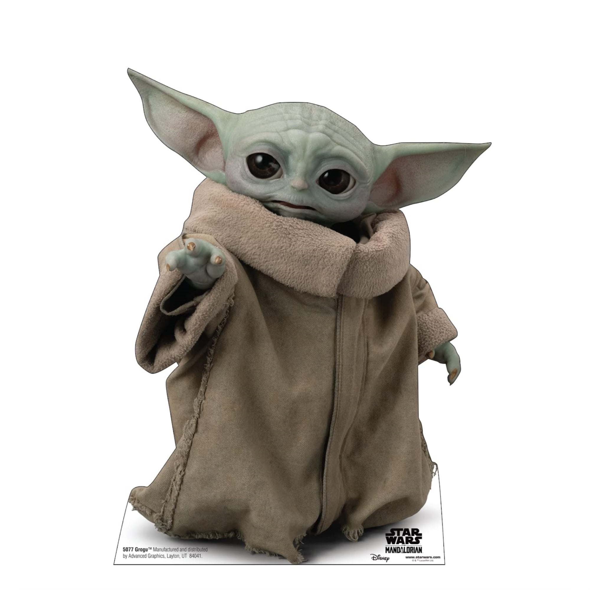 Grogu Life-Size Cardboard Standee from The Mandalorian