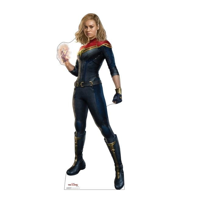 Life-Size Captain Marvel Cardboard Cutout Standee