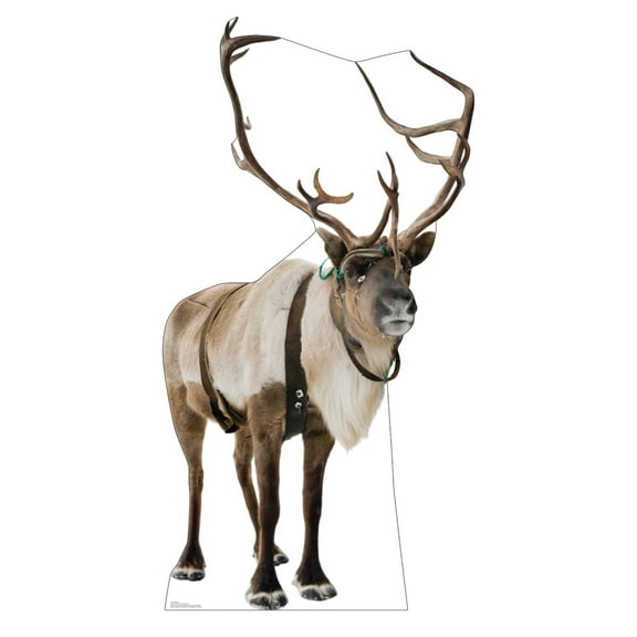 Advanced Graphics 5245 71 x 37 in. Reindeer Life-Size Cardboard Cutout