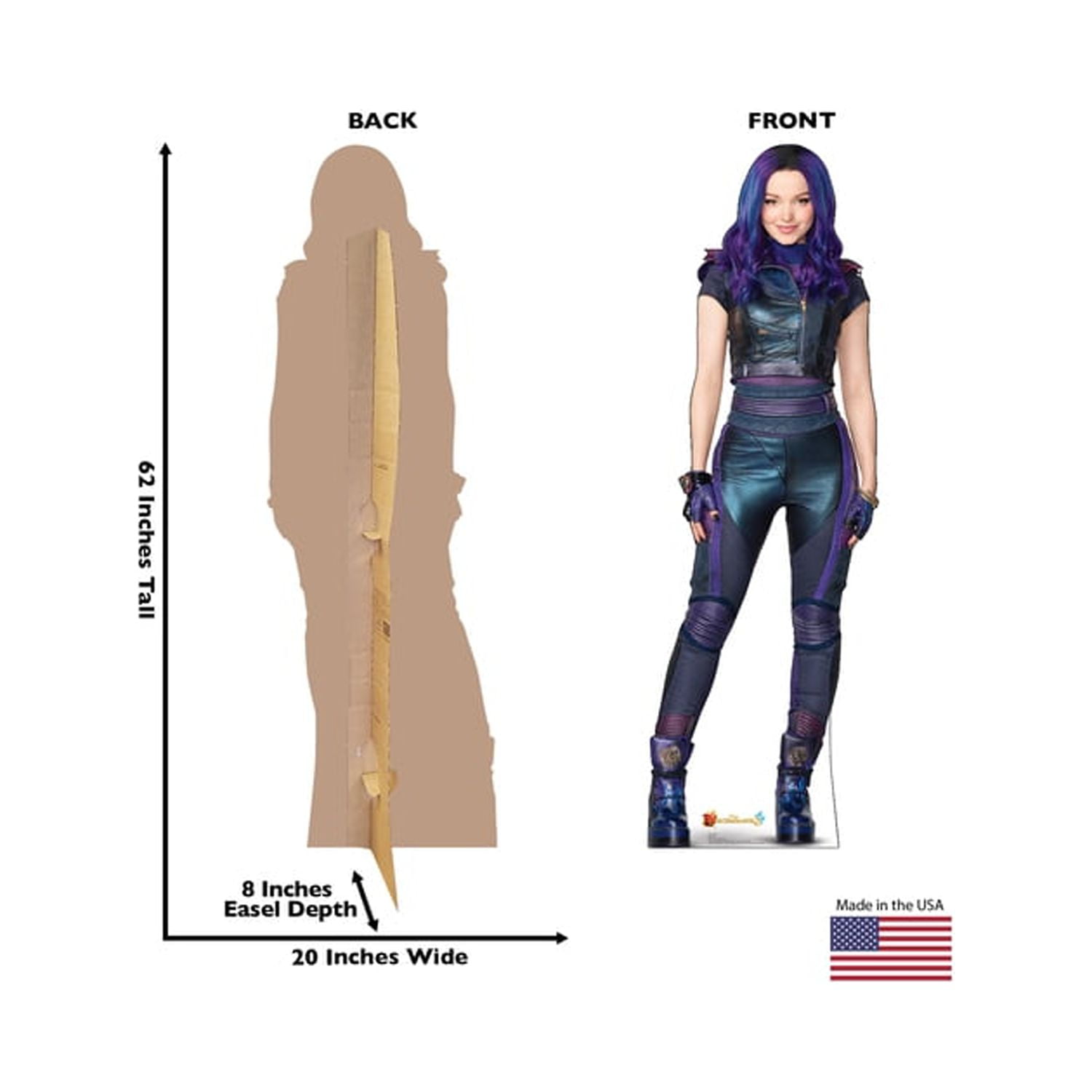 Disney Descendants 3 Mal 62" Cardboard Cutout Standee