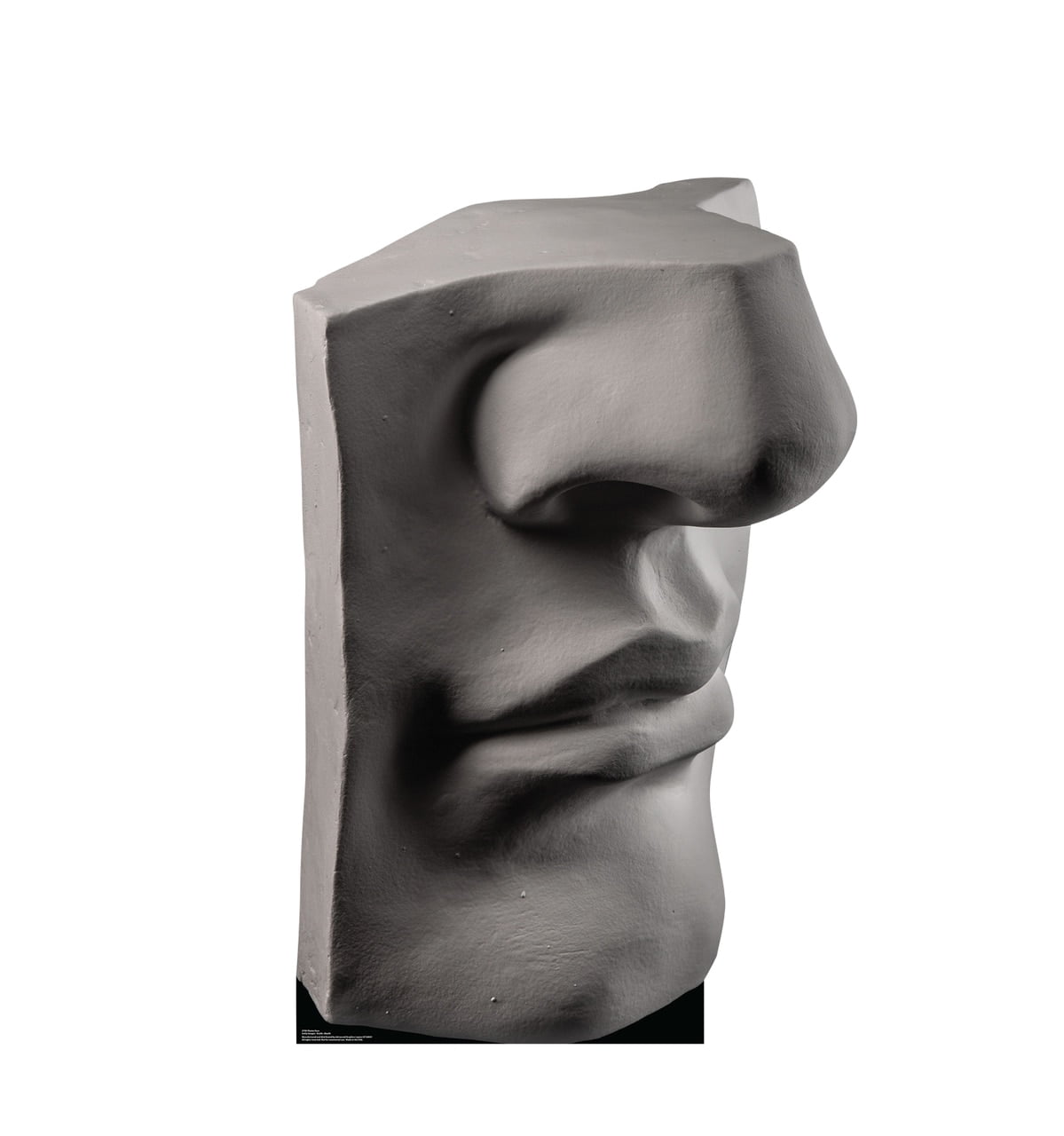 64'' Tall Gray Cardboard Standup Decor