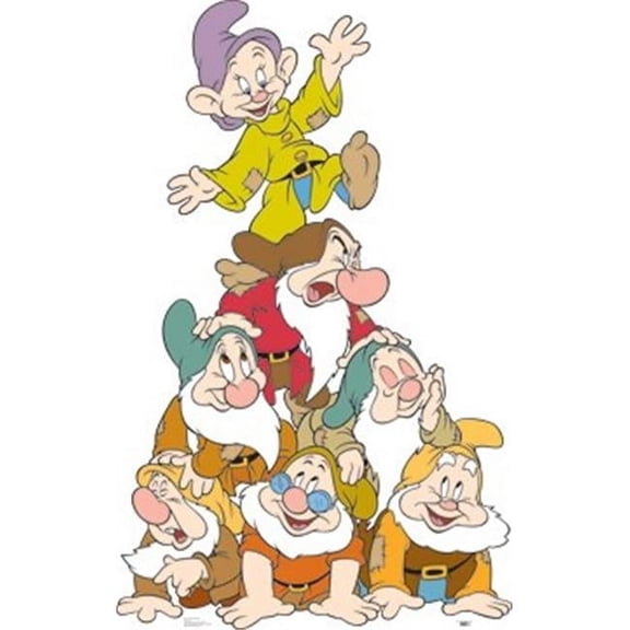Advanced Graphics 677 Seven Dwarfs Group Life-Size Cardboard Stand-Up