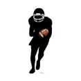 thumbnail image 1 of Football Player Runningback Silhouette, 1 of 3