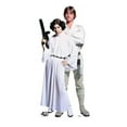 thumbnail image 1 of Advanced Graphics  70 x 32 in. Luke & Leia - Star Wars 40th Cardboard Standup, 1 of 4