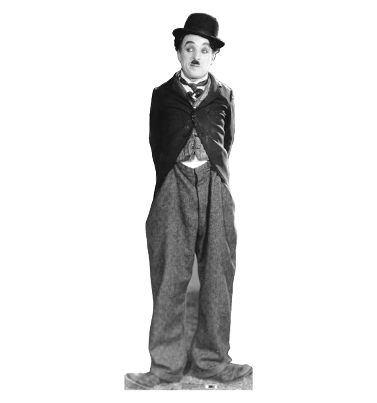 Charlie Chaplin Life-Size Black and White Cardboard Stand-Up