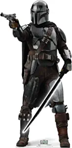 Life-Size Mandalorian Cardboard Standee, 72" Tall
